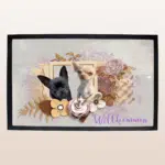 Fußmatte, 60 x 40 cm, “Romantik Chihuahua”