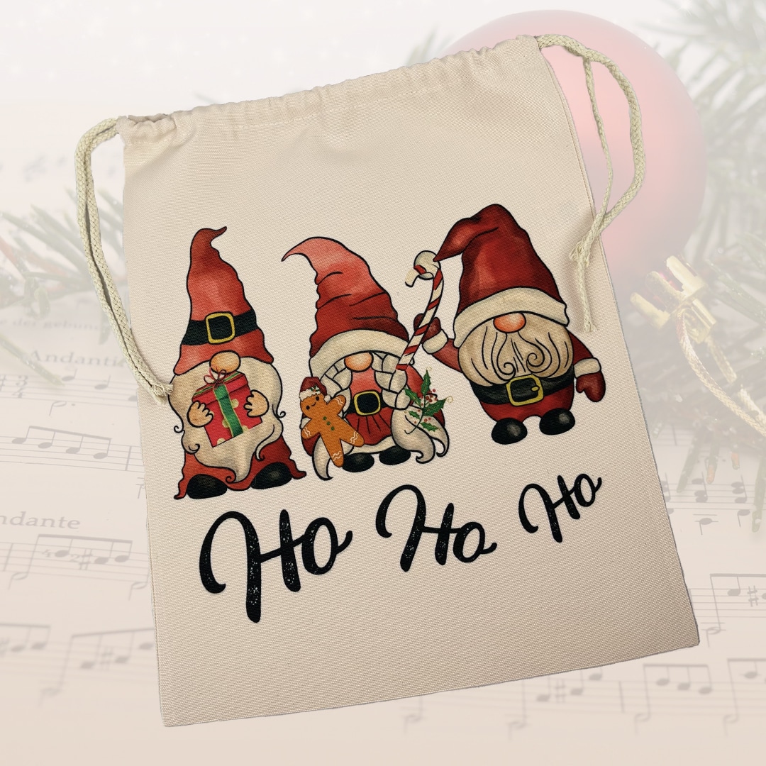 Geschenkebeutel canvas-like, 32 x 39 cm, verschiedene Motive – Bild 4