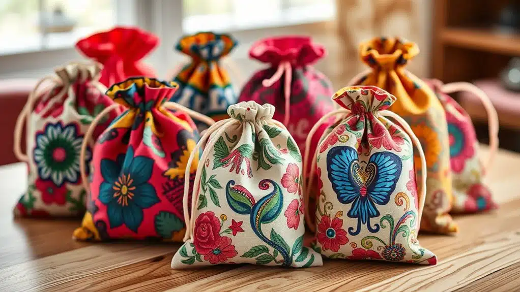 canvas gift bag designs