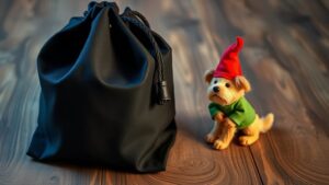 cotton bag with drawstring