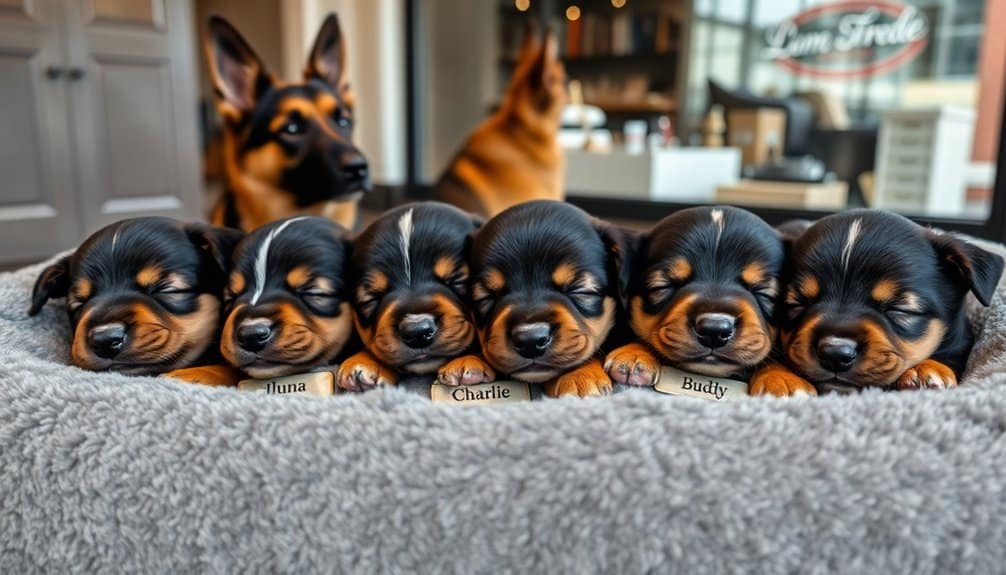 current trends in dog names