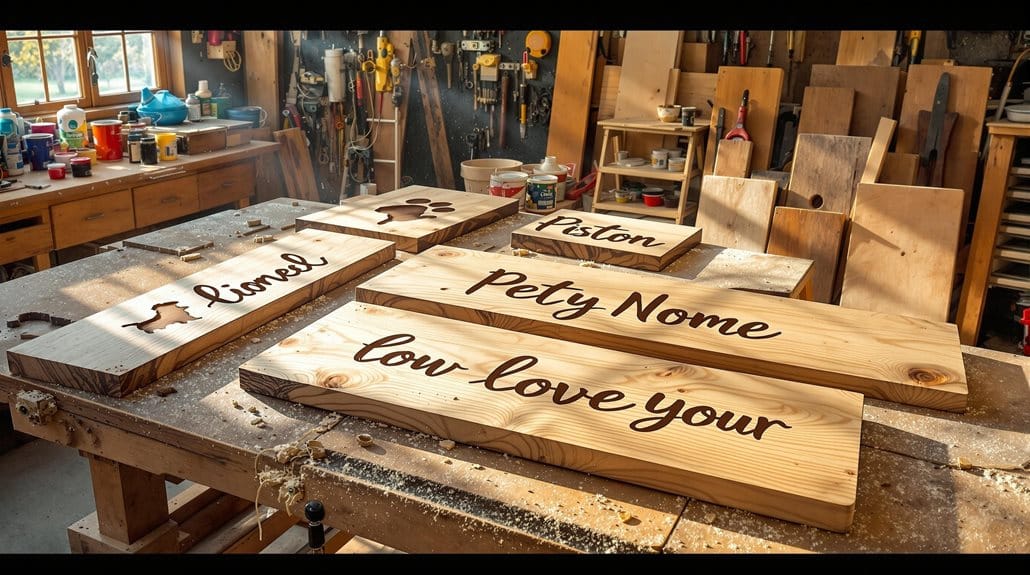 custom wooden decor for pets
