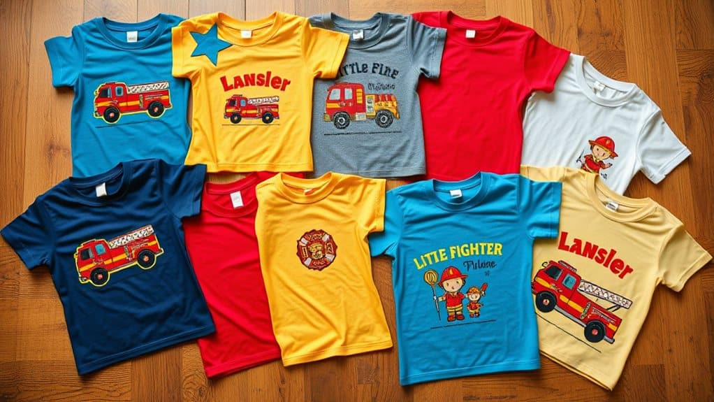cute firefighter t shirts designs