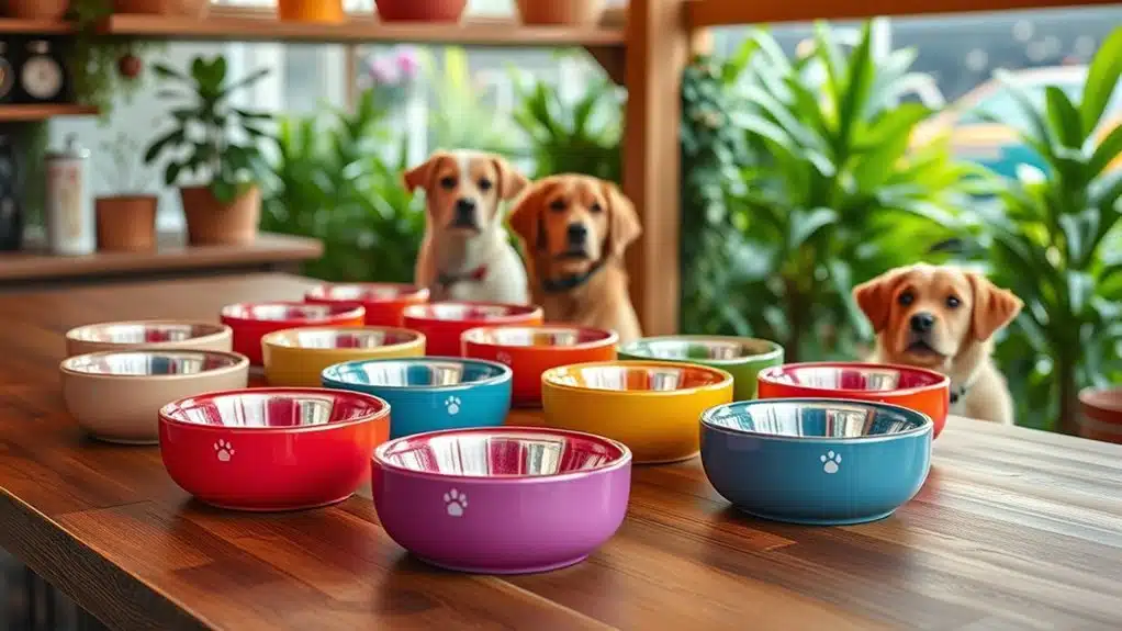 dog bowl various sizes