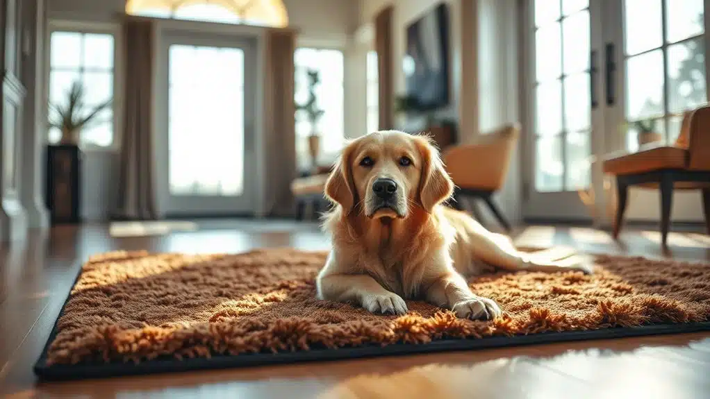 front area mats golden retriever