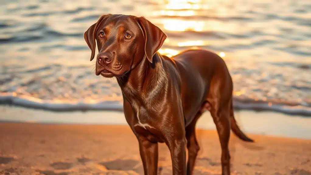 loyal water loving hunting dog