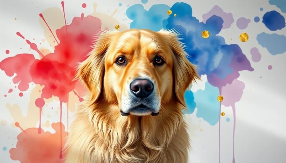 luxuriöse Haustierporträts in Mischtechnik