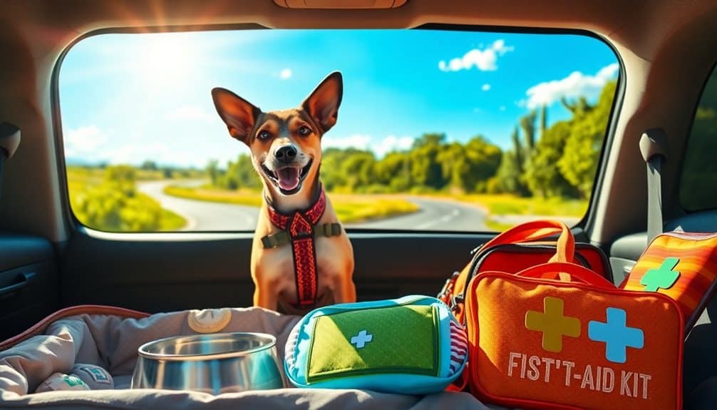 Sicherheitsausrüstung für Haustiere beim Autofahren