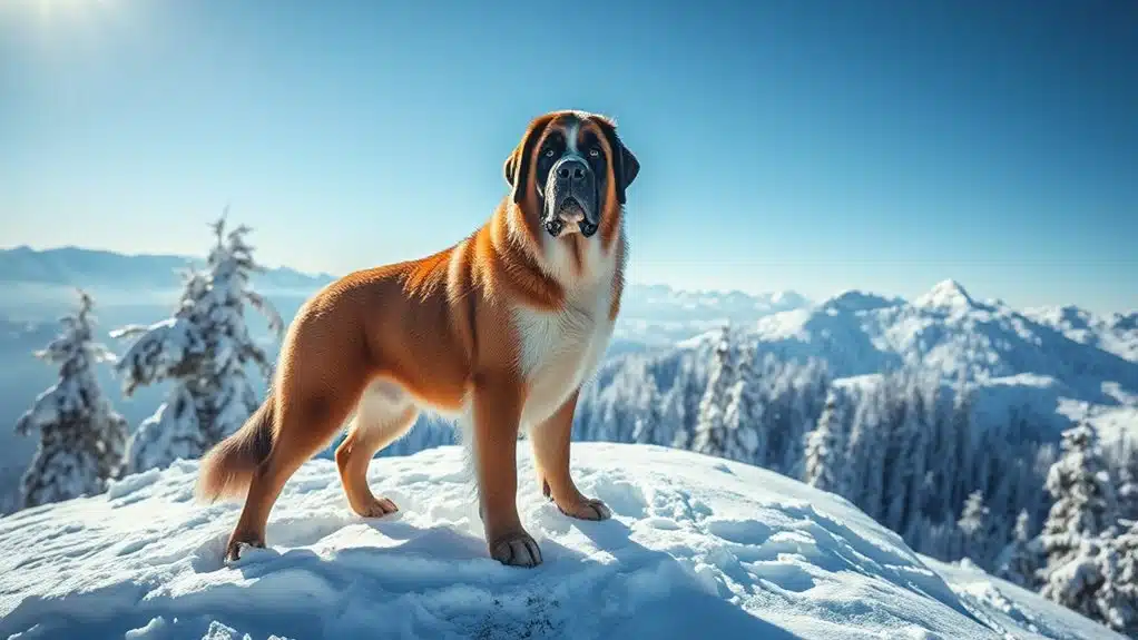 saint bernard breed dog