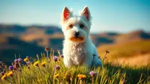small energetic lovable dog