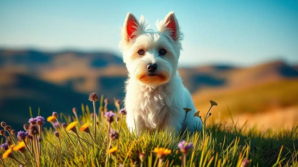 small energetic lovable dog