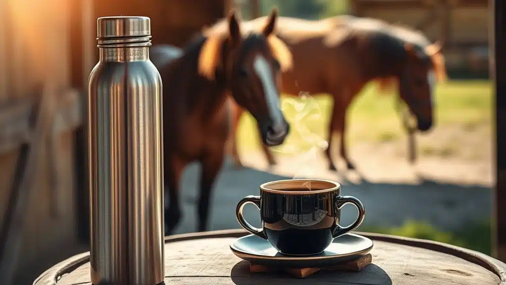 stainless steel horse thermos