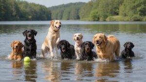 Hunderassen die Wasser lieben