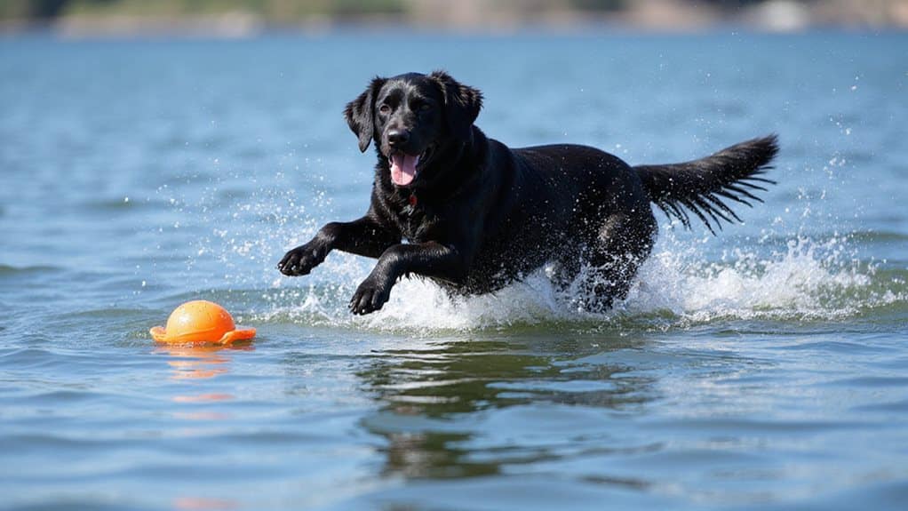 glückliche wassersportbegeisterte Athleten