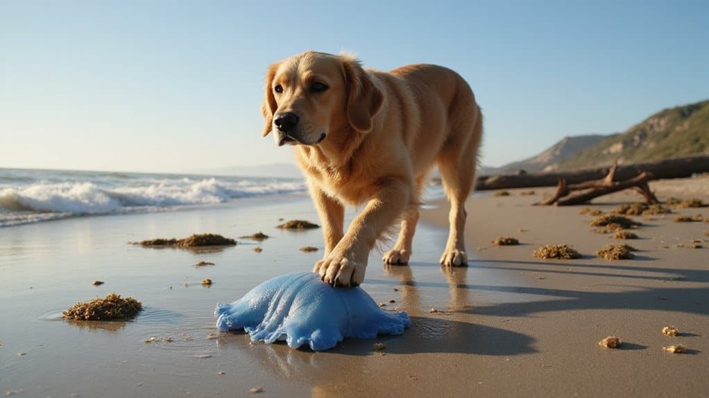 Haustiersicherheit am Strand