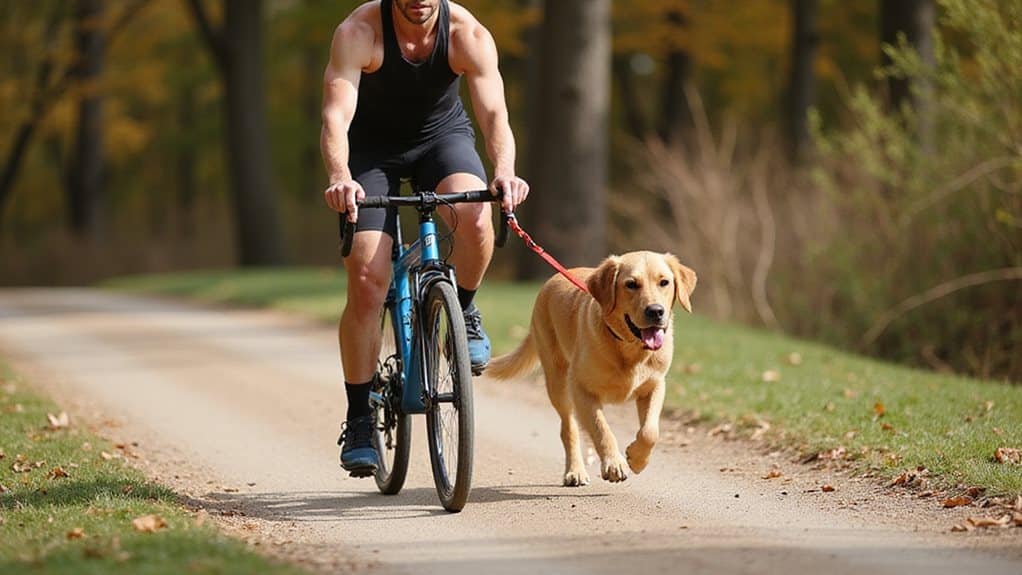 sicheres Radfahren mit Hunden