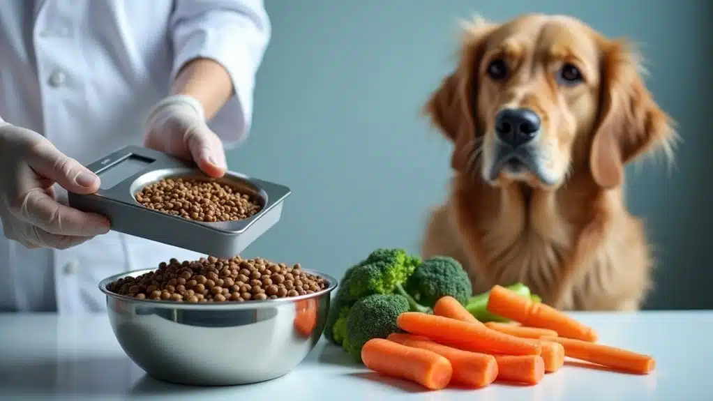 Tierärzte leiten Hundeernährung