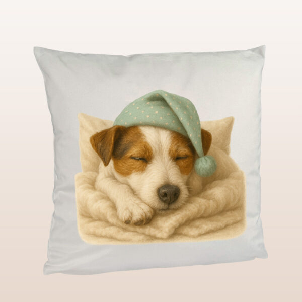 Flauschiges Kuschelkissen mit süßem Hundemotiv – 40x40 cm, inkl. Füllung – Bild 6