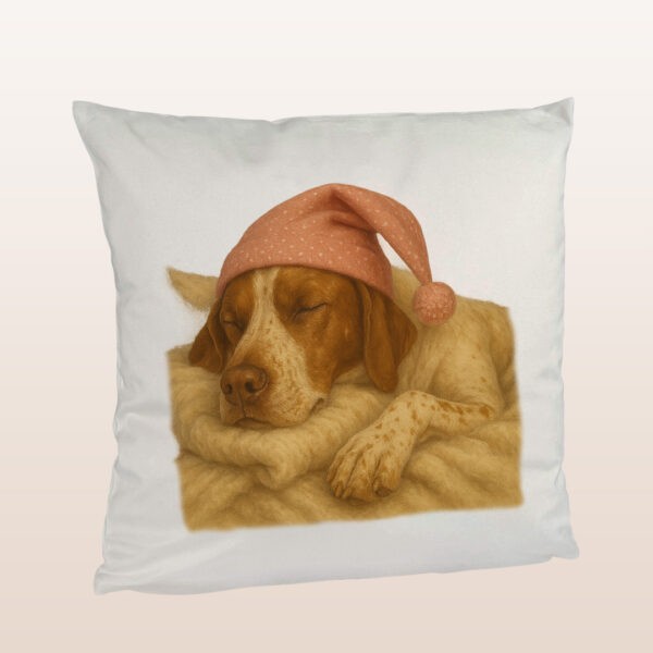 Flauschiges Kuschelkissen mit süßem Hundemotiv – 40x40 cm, inkl. Füllung – Bild 5