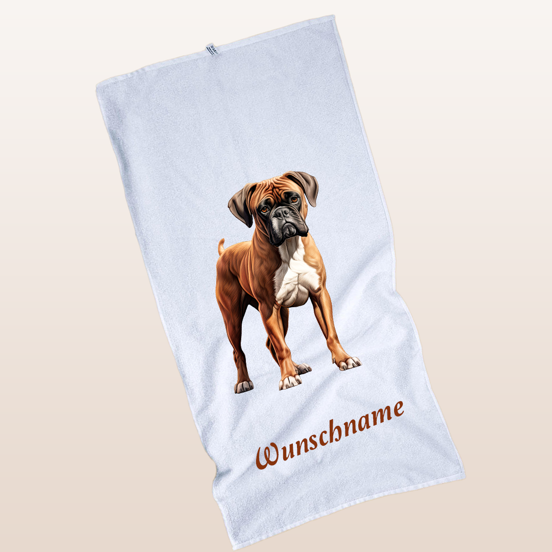 Personalisierbares Handtuch mit Hundemotiv (50 × 100 cm) – Bild 16