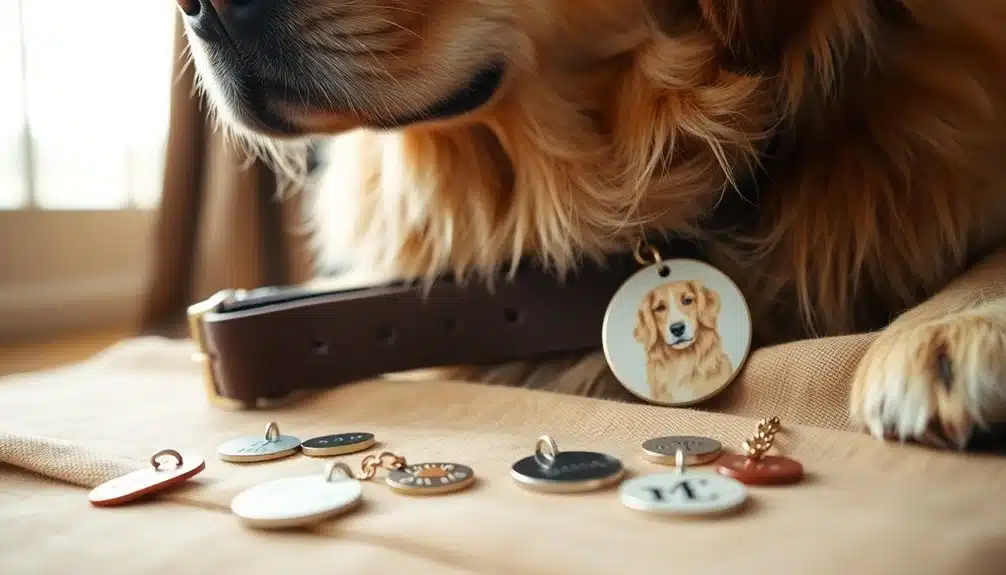 Individuelle Tierhalsbänder personalisierte Accessoires