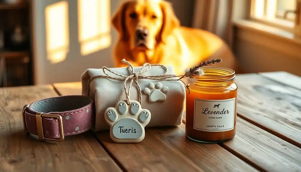 Handgemachte personalisierte Hundegeschenke